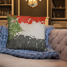 Load image into Gallery viewer, Sudanese Flag Basic Throw Pillow