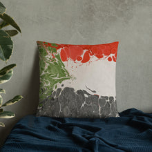 Load image into Gallery viewer, Sudanese Flag Basic Throw Pillow