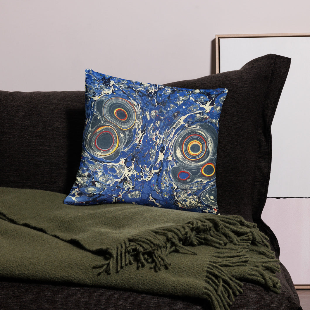 Pillow Case - ebru galaxy design