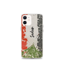 Load image into Gallery viewer, Sudanese flag in ebru - Clear Case for iPhone®