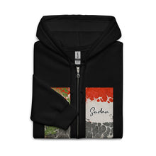 Load image into Gallery viewer, Unisex heavy blend zip hoodie - Sudan flag