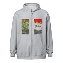 Load image into Gallery viewer, Unisex heavy blend zip hoodie - Sudan flag