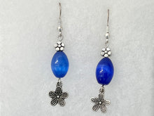 Load image into Gallery viewer, Bosphorus Blue Bead earrings
