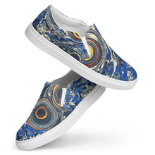 Load image into Gallery viewer, Galaxy Ebru Women’s slip-on canvas shoes
