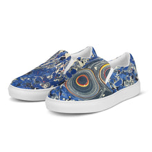 Load image into Gallery viewer, Galaxy Ebru Women’s slip-on canvas shoes