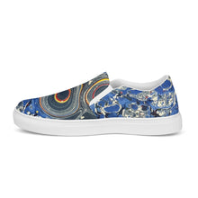 Load image into Gallery viewer, Galaxy Ebru Women’s slip-on canvas shoes