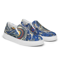 Load image into Gallery viewer, Galaxy Ebru Women’s slip-on canvas shoes