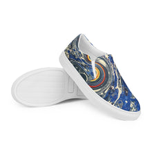 Load image into Gallery viewer, Galaxy Ebru Women’s slip-on canvas shoes