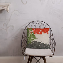 Load image into Gallery viewer, Sudanese Flag Basic Throw Pillow
