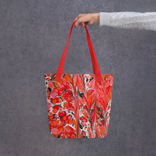 Load image into Gallery viewer, Tote bag inspired by our own ebru design.
