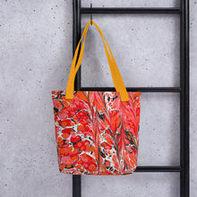 Load image into Gallery viewer, Tote bag inspired by our own ebru design.
