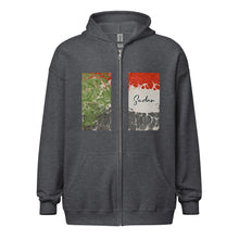 Load image into Gallery viewer, Unisex heavy blend zip hoodie - Sudan flag
