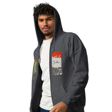 Load image into Gallery viewer, Unisex heavy blend zip hoodie - Sudan flag
