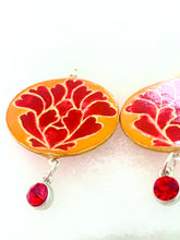 Load image into Gallery viewer, Hibiscus blossom earrings
