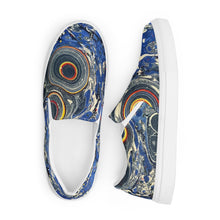 Load image into Gallery viewer, Galaxy Ebru Women’s slip-on canvas shoes

